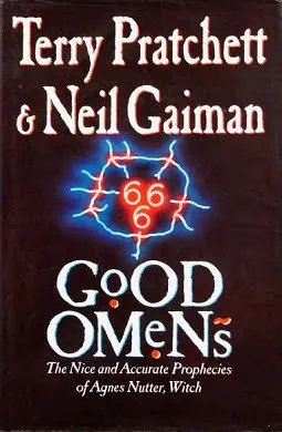 Good Omens first edition cover.