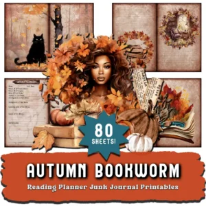 Autumn Reading Planner Junk Journal Printables