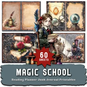 Magic School Reading Planner Junk Journal