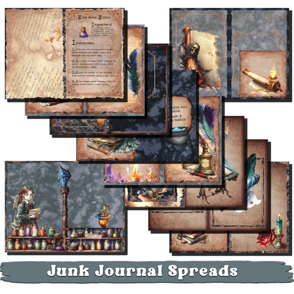 magic school spreads