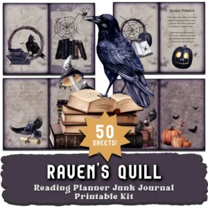 Raven's Quill Reading Planner Junk Journal