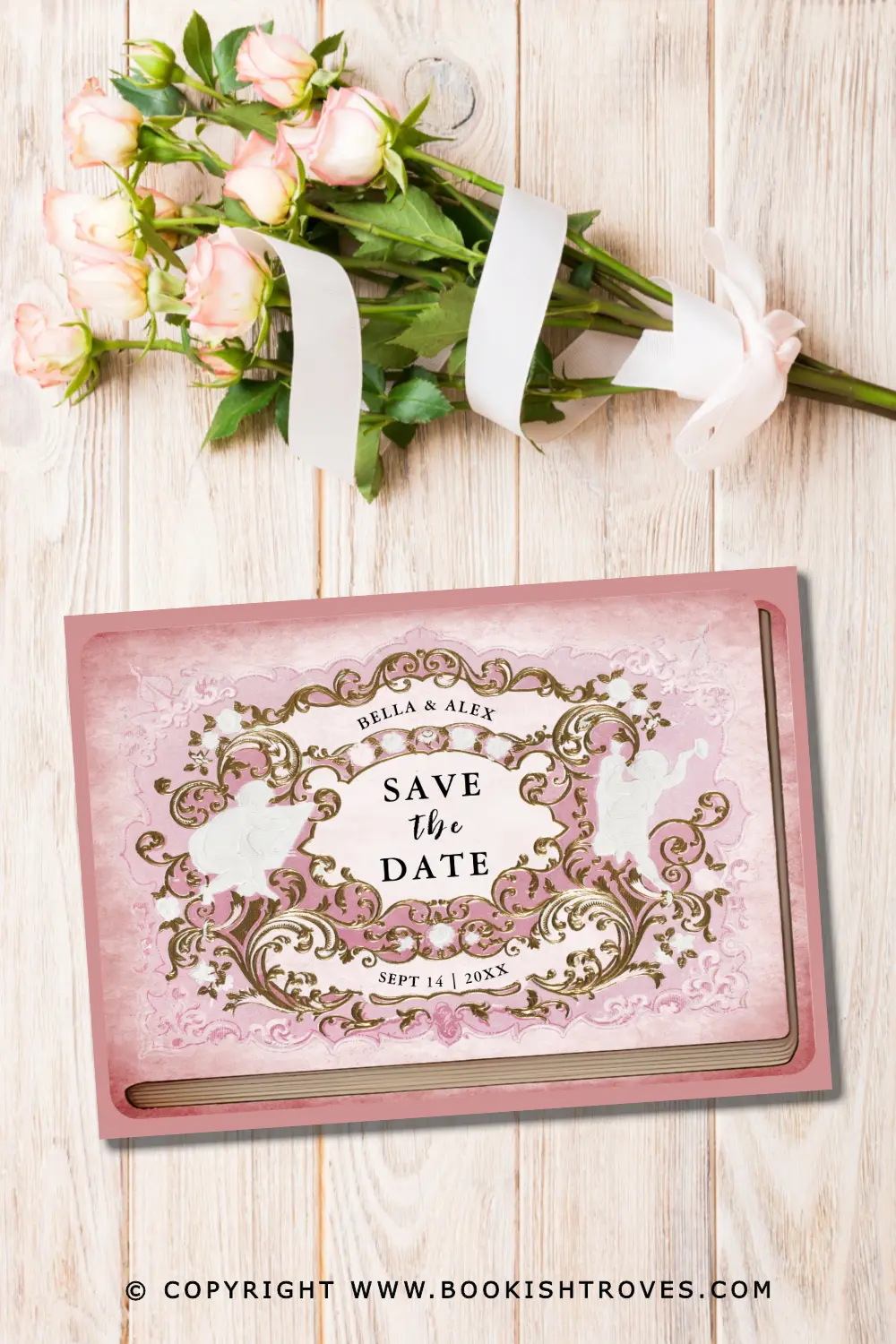 rococo literary wedding