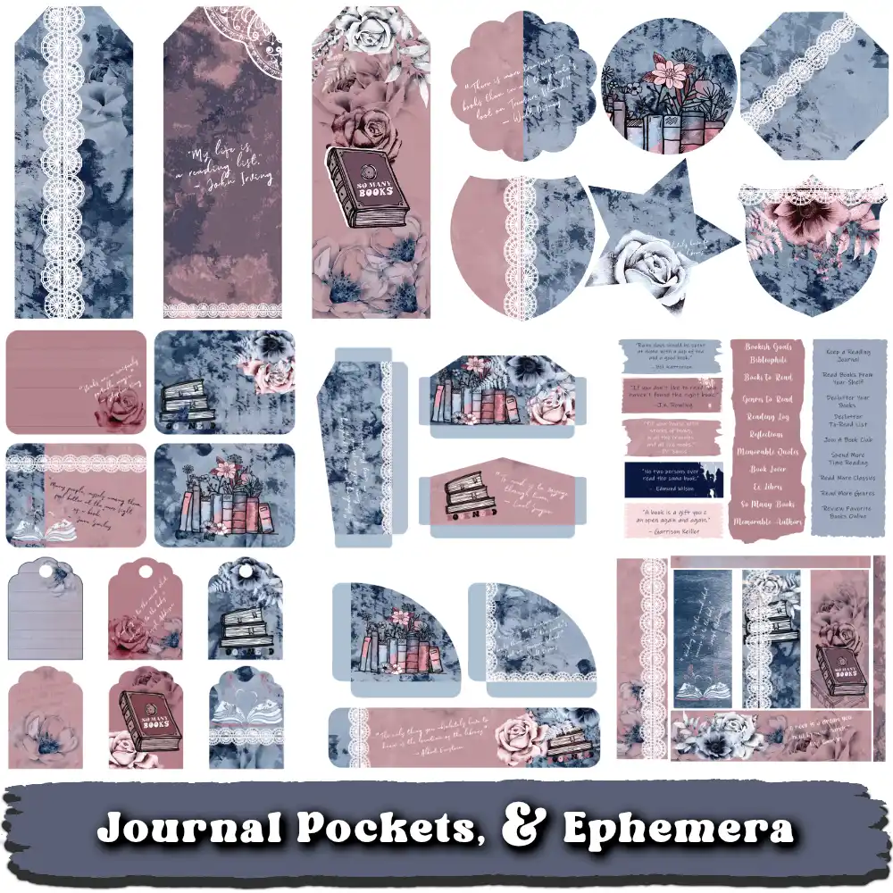 blue blush ephemera