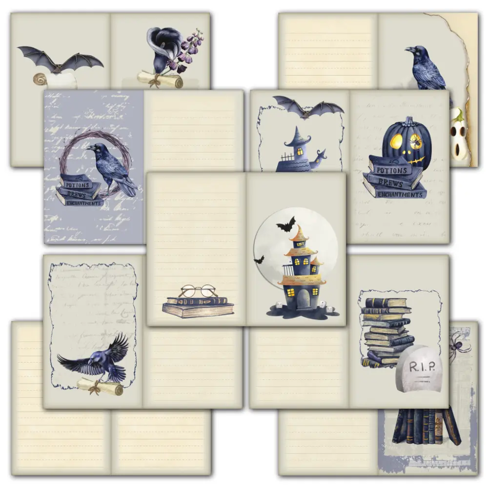 pastel raven junk journal