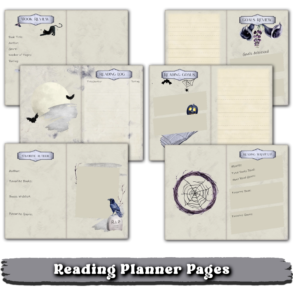 pastel raven readers journal
