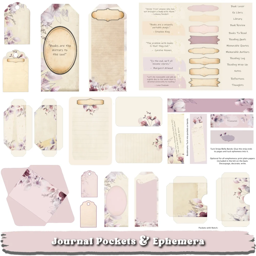 pastel twilight garden ephemera