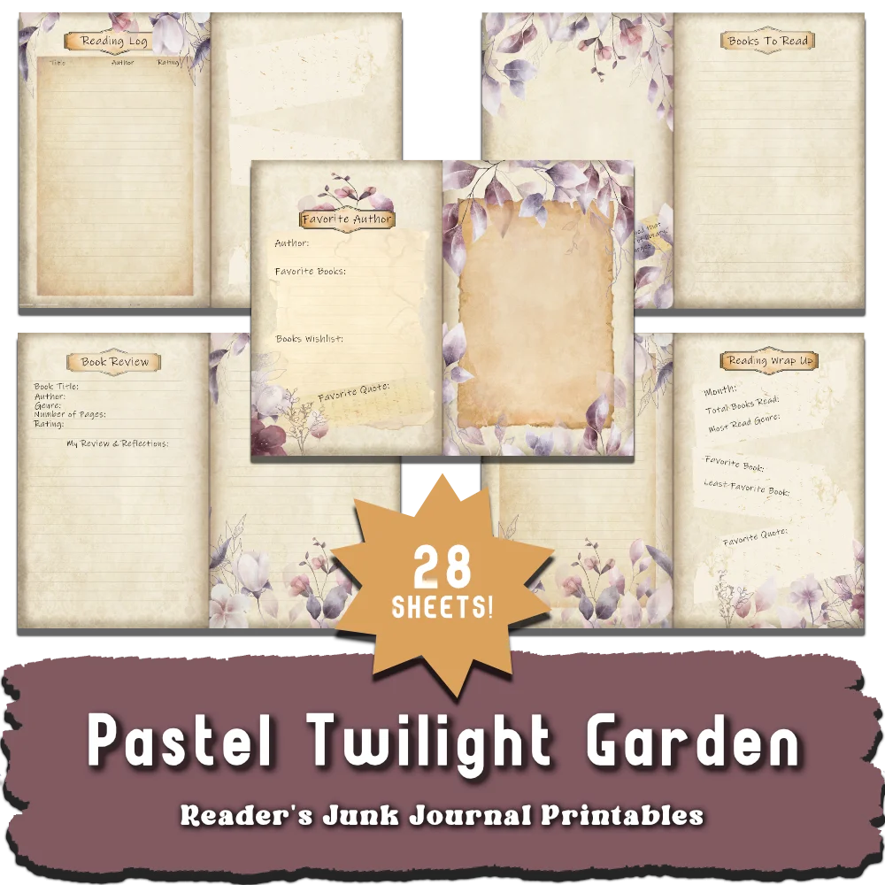 pastel twilight garden