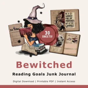 Bewitched Bookworm Reading Goals Junk Journal